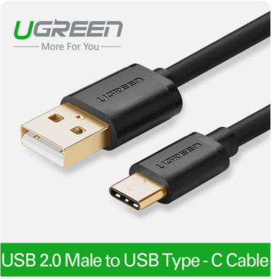 2 pack Ugreen USB 3.1 Type C Male to USB 2.0 Type A Male Cable (3ft)