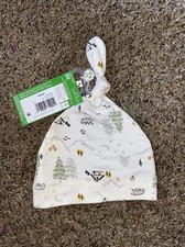 0-6 Mnth modern moments baby boy hat bears trees woods cabins