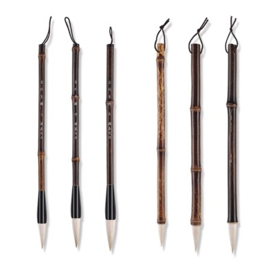 3Pcs Calligraphy Brush Kit Beginner Set Fit for Small Script Calligraphy 3 Types