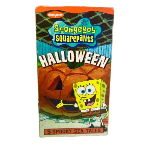 SpongeBob Squarepants Nickelodeon VHS 5 Spooky Sea Tales 2002