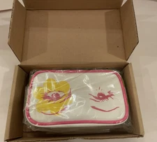 PRE HOL SALE! SAVE 30% BARBIE FAN CLUB ZIPPERED BAG WHITE/PINK W/EYES NRFP NEW!