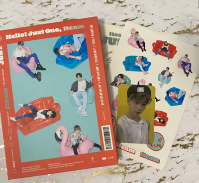 【中古】 1TEAM / 1st Mini Album: Hello! 1team Hello Just One, 1team 2nd mini album with Junghoon Photocard