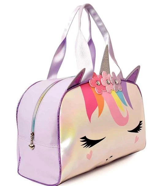 Pink and Lavender Unicorn Duffle Bag