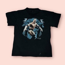 Vintage WWF Dwayne The Rock Bull Shirt 1998 TEEN Size XL Titan Sports