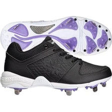 RINGOR RIP-IT WOMENS DIAMOND METAL SOFTBALL CLEATS SIZE 8 NWB $100