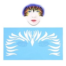 7pcs/set Reusable Face Paint Stencil Body Painting Template Facial Makeup Tattoo
