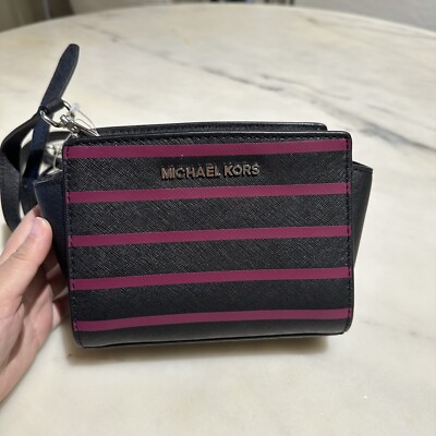 NWT MICHAEL KORS MINI SELMA CROSSBODY IN SAFFIANO LEATHER