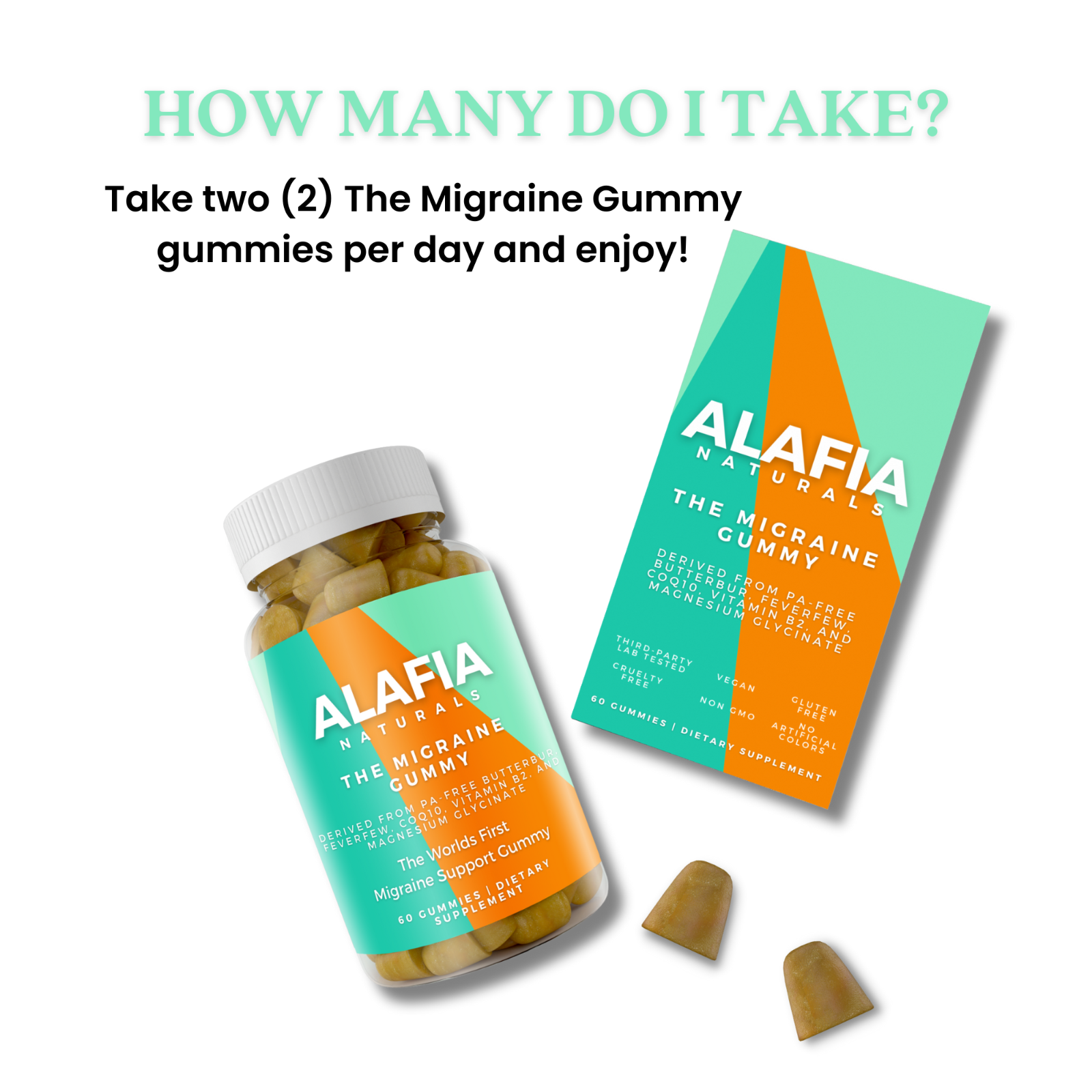 Alafia Naturals The Migraine Gummy World's First Migraine & Headache