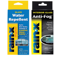 RainX Glass Water Repellant Anti Fog Interior Glass Rain X Combo Pack
