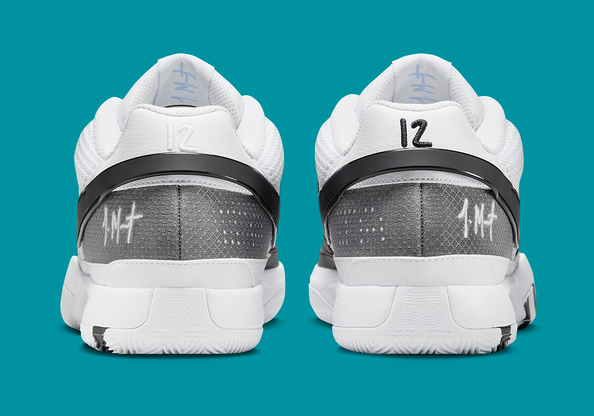 Nike Ja 1 Scratch 2.0 White Black - Size 10‎ - FQ4796 101 - New/No Lid Nike Ja Morant 1 Scratch 2.0 White Black FQ4796-101 sz 10  main image 4