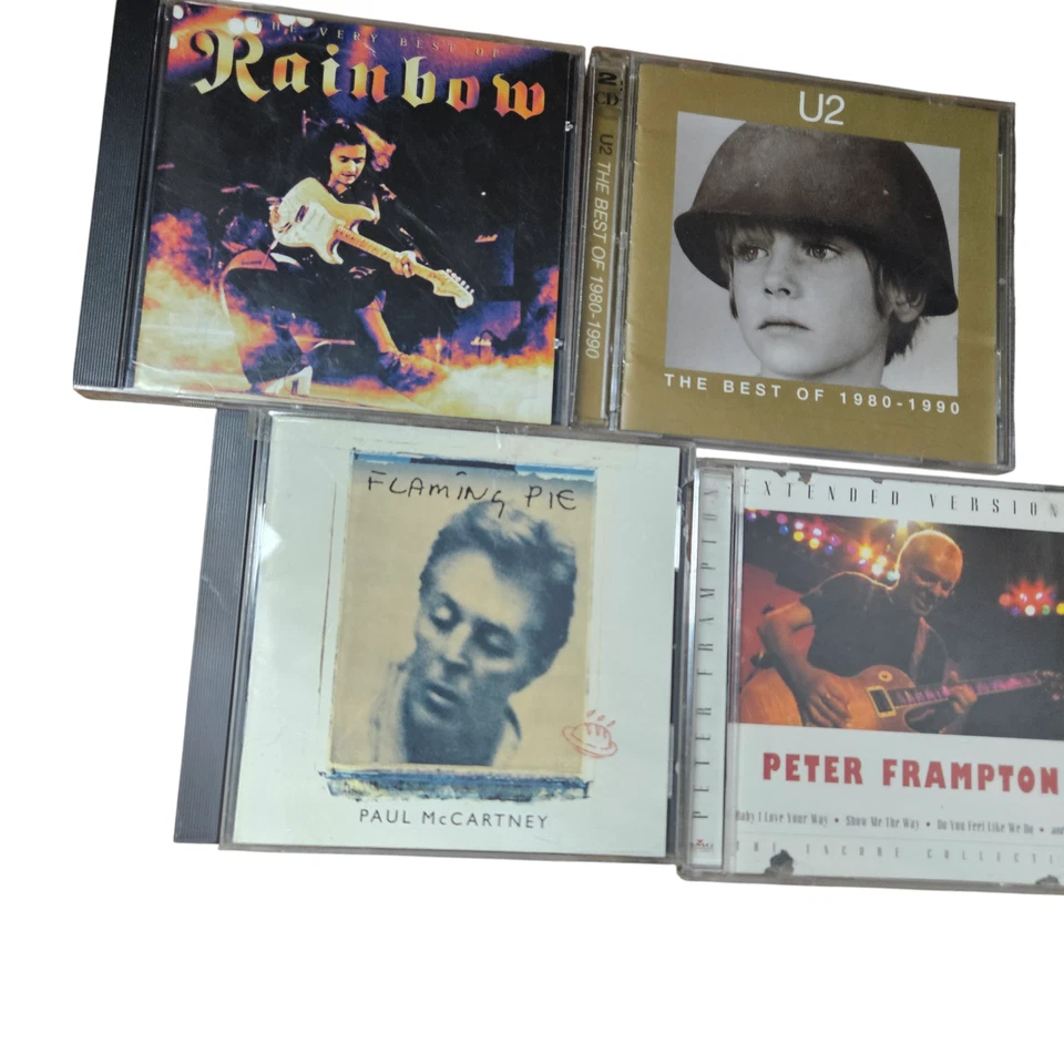 Lot of 5 Rock, Pop CDs - Rainbow, U2, Billy Joel, Paul McCartney, Peter Frampton Foto 3 de 4