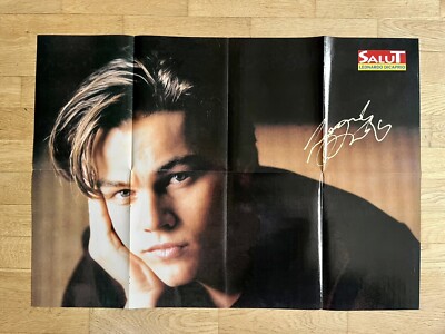 Leonardo DiCaprio 1998 Actor Giant Poster 1990s France Music