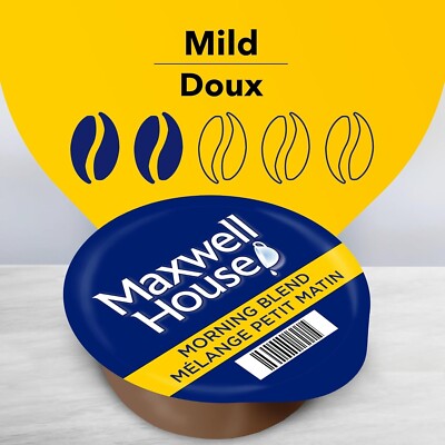 Maxwell House Morning Blend Tassimo Ground Coffee Brewing Pods 28 Pods - Bulk