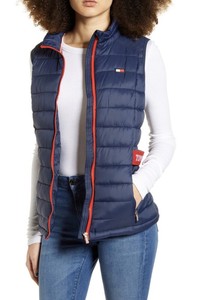 cinch puffer vest