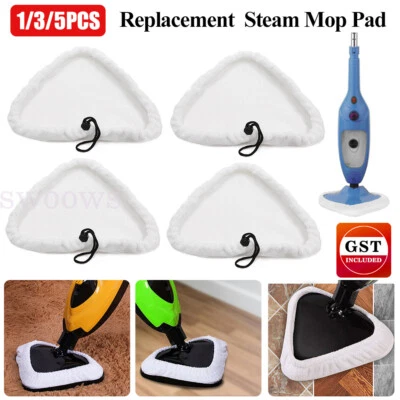12X Replacement Cleaner For Steam Mop Pads Washable Microfibre Cloth Floor Pads - image 1 of 4