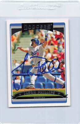 2006 Topps #233 Jason Phillips Dodgers Signed Auto *J2888
