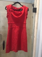 MARC JACOBS RED KNIT WOOL BLEND PolkA Print DRESS S 4 Pin Up Betty Paige