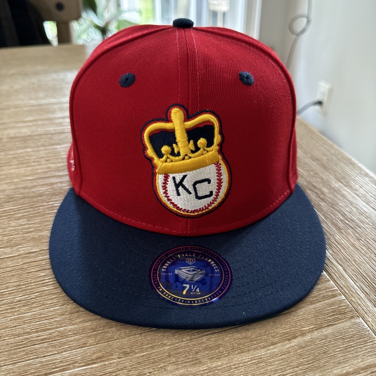 クーパーズタウン ベースボールキャップ　Kansas City Monarchs Kansas City Monarchs Negro League Fitted Hat Size 7 1/4 Red