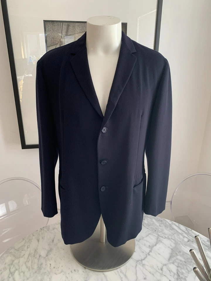 Blazer Abrigo Deportivo Chaqueta Hombre Bottega Veneta 100% Lana 3 Botones Negro EU54/US44 Foto 4 de 4