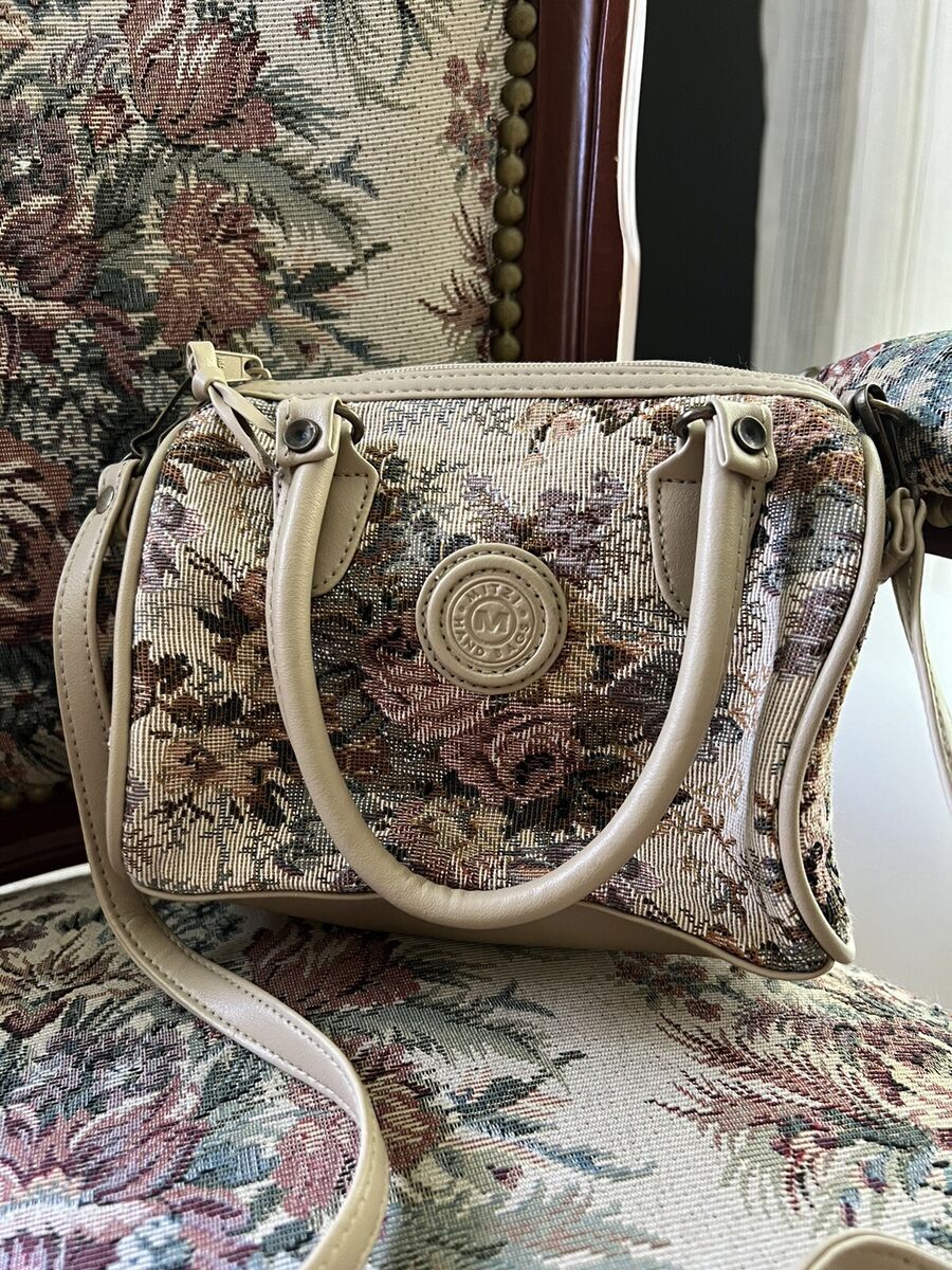 Vintage Mitzi 80s 90s Tapestry Carpet Bag Satchel Purse Vintage Mitzi 80s 90s Tapestry Carpet Bag Satchel Purse