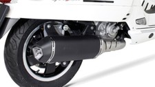 SIL. REMUS SPORTEXHAUS NO CAT. BLACK STEEL Vespa GTV 300 Six Days 2017-