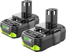 2PACK 3.6Ah For RYOBI 18V One Plus High Capacity Battery 18Volt P108 Lithium-Ion