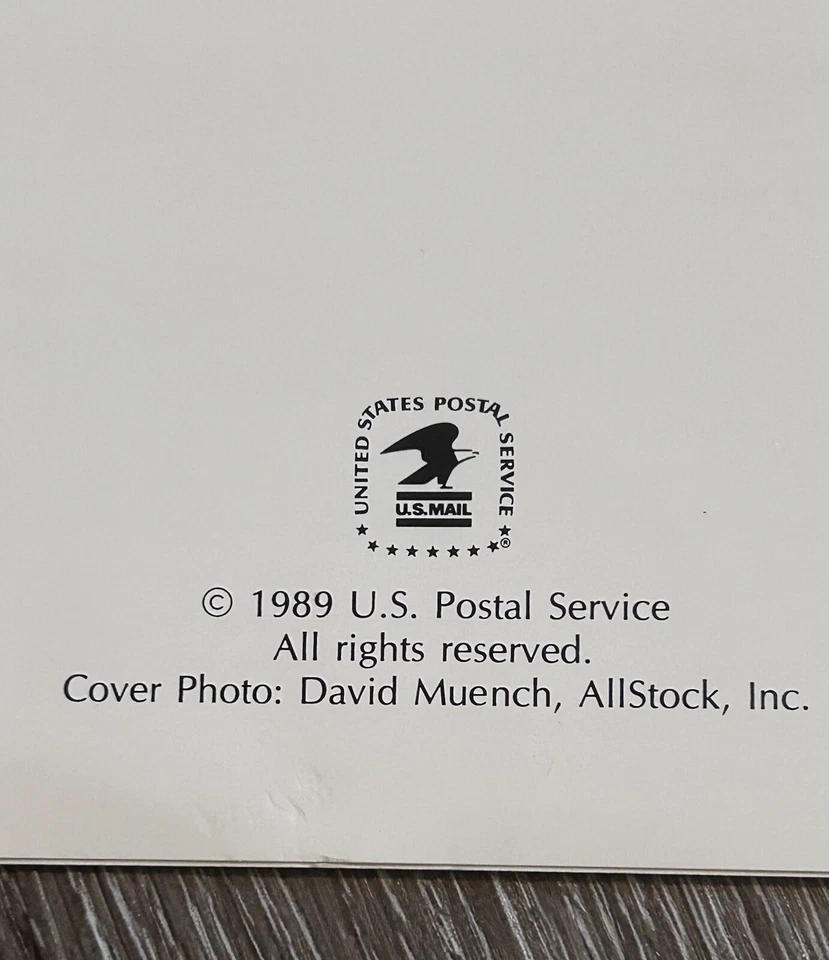 The Seashore Ceremony Program Postcard 1989 Cape Hatteras NC First Day Issue USA - Image 4 of 4