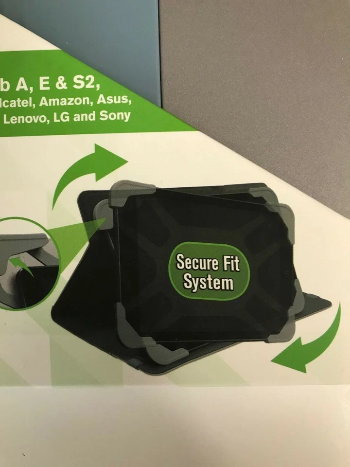 Targus Fit-n-Grip 360 Degree Rotating Slim Tablet Case NEW Universal 7" to 8" - Image 3 of 4