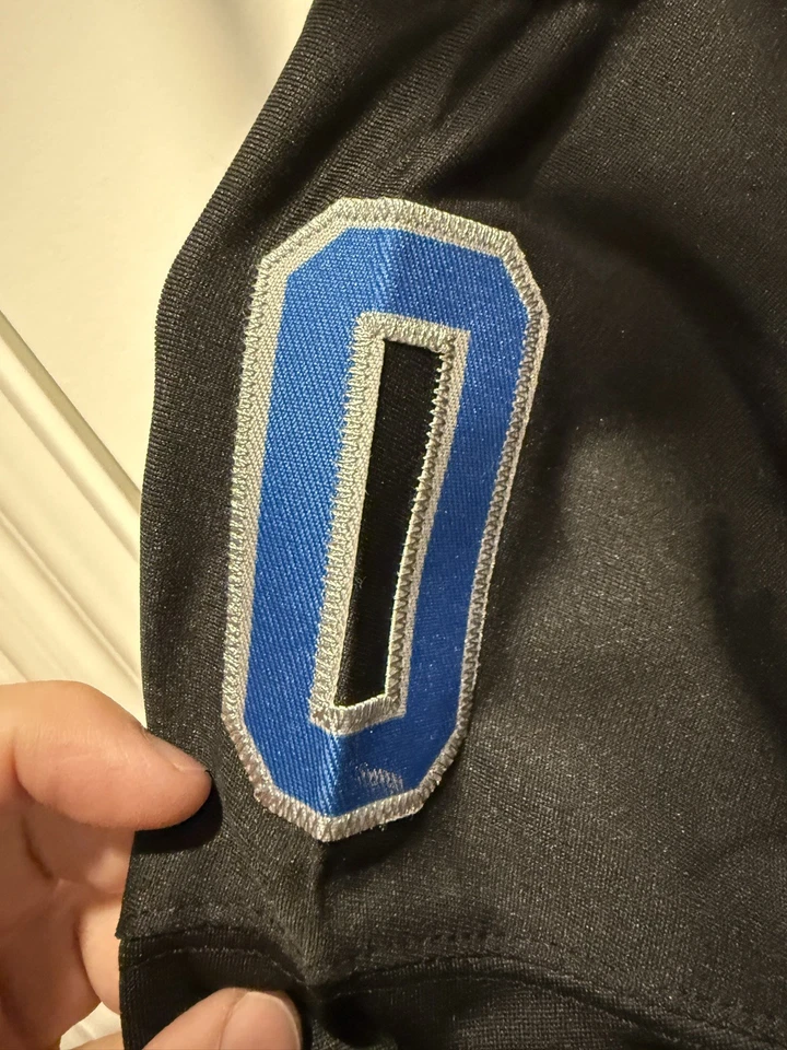 #0 Jahmyr Gibbs Detroit Lions Small Mens Alt Black STITCHED 2025 Jersey NWT NIKE - Image 4 of 4