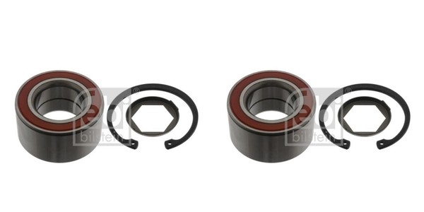 Febi Bilstein 2X Radnabe Radlagersatz Hinten FüR Opel Omega A Vauxhall Carlton-image