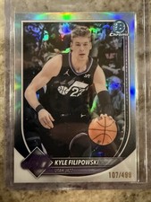 2025-26 Bowman Kyle Filipowski Chrome Refractor #/499 Utah Jazz