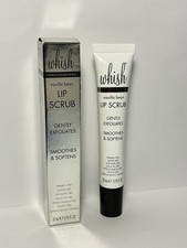 Whish Vanilla Bean Lip Scrub 26 MSRP Exfoliates Smoothes  Softens .75 oz NIB