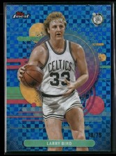 2025-26 Finest #192 Larry Bird Blue X-Fractor #/75