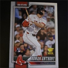 Topps 2026 Series 1 Roman Anthony RC Base Set Boston Red Sox #189