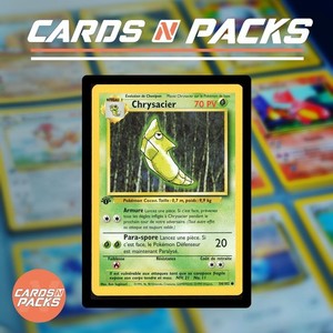 Carte Pokemon Chrysacier 54/102 Set de Base Edition 1 NM-Mint