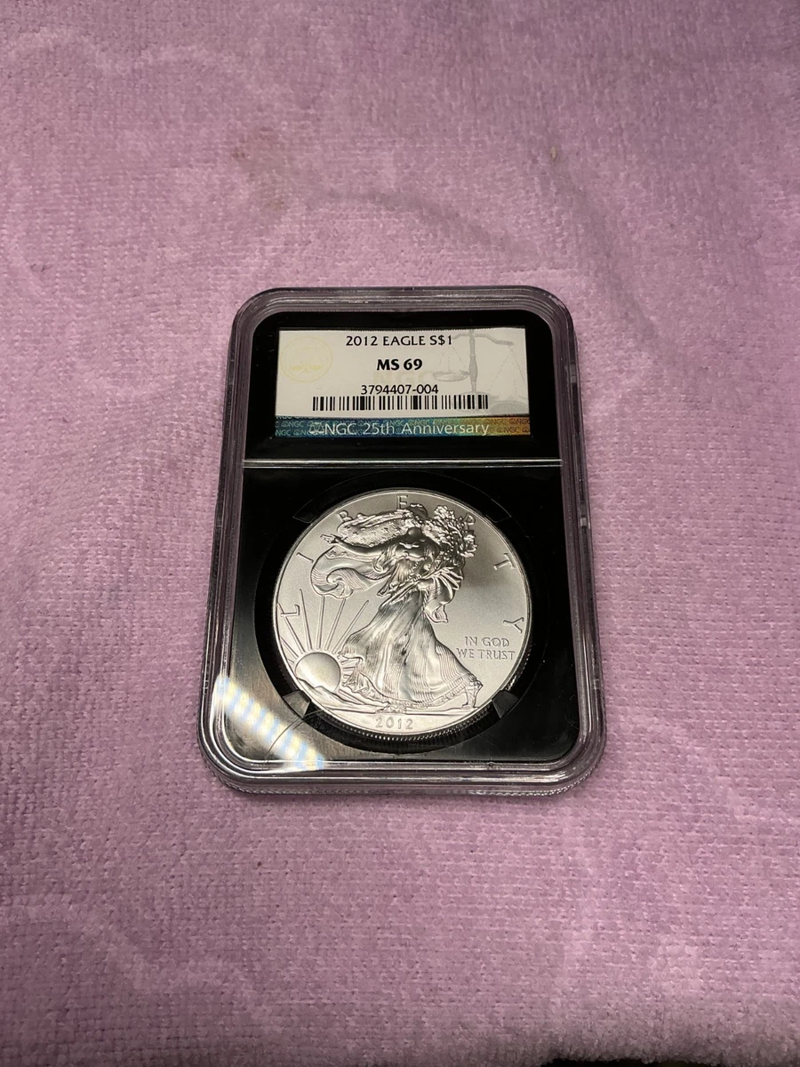 American Eagle MS 69 Graded 2012 Silver Bullion Coins for sale | eBay