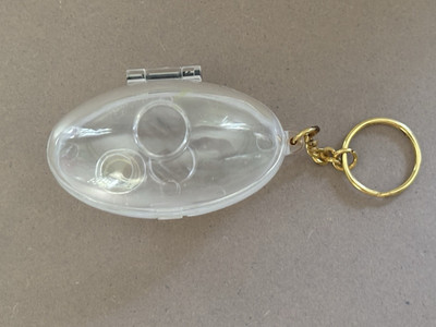 Vintage Amazing Live Sea-Monkeys Aquarium Magnifier Keychain Bubble