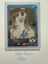 DYBANTSA Bowman Chrome 2025/26 Blue X-fractor /150 Auto