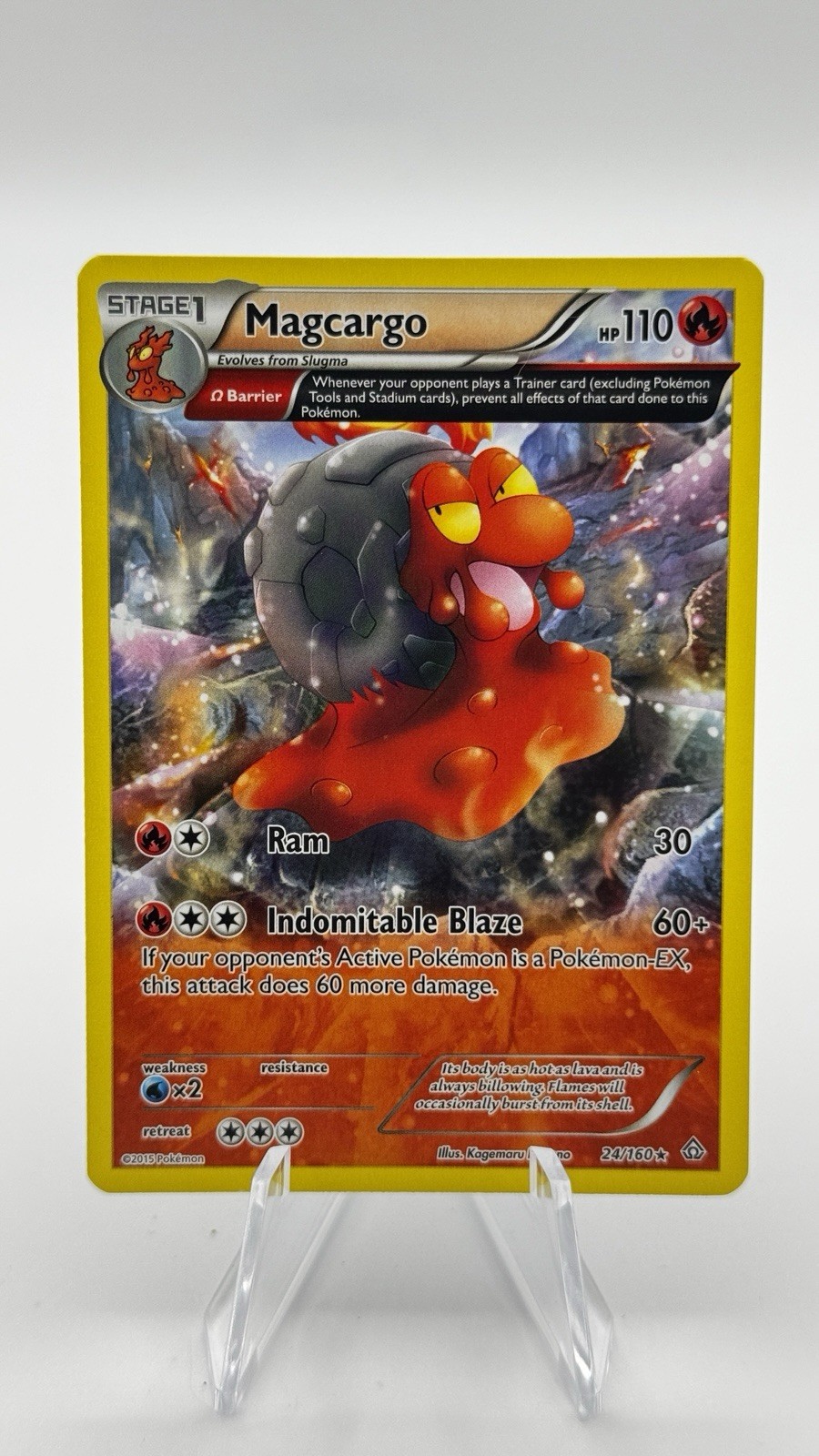 Magcargo (Omega) 24/160 XY - Primal Clash Regular