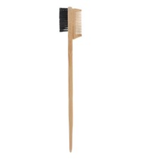 Multifunctional Eyebrow Comb Bamboo Eyelash Brush Grooming Cosmetic Tool