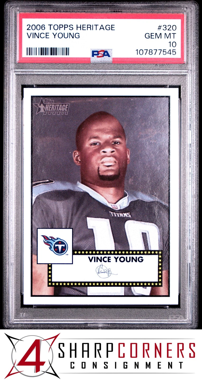 Vince Young Topps Heritage #320 Base