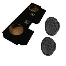 10" 400W RMS 2 Ohm Subwoofer with Dual Subwoofer Box