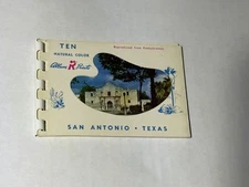 San Antonio Texas Reproduction Kodochromes Mini Postcard Album