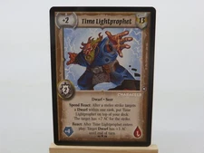 WARLORD Saga of the Storm CCG Dwarf Character Card TIME LIGHTPROPHET 10/78