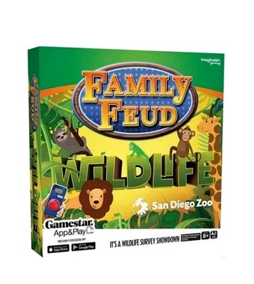 Family Feud Imagination Gaming Family Games (Wildlife Ed) Box SW