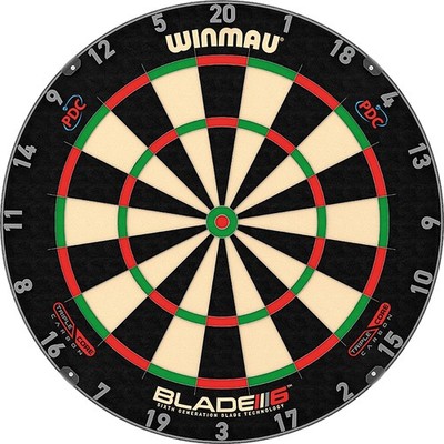 Winmau Blade 6 Carbon Triple Core Dartscheibe Bristle Dart Board Dartboard NEU