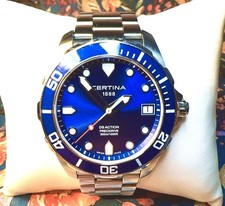 Certina DS Action Precidrive 42mm Swiss Diver Watch - Blue Dial - C032410A