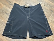 Polo Ralph Lauren Mens Black Swim Trunks Shorts Size XXL 2XL NWT