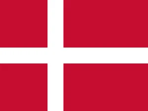 Denmark Flag Self Adhesive Vinyl Sticker