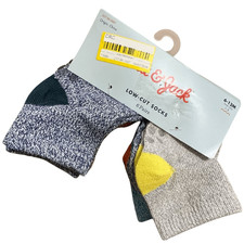 NEW Cat  Jack Baby 6pk Multicolor Low Cut Socks 6-12M